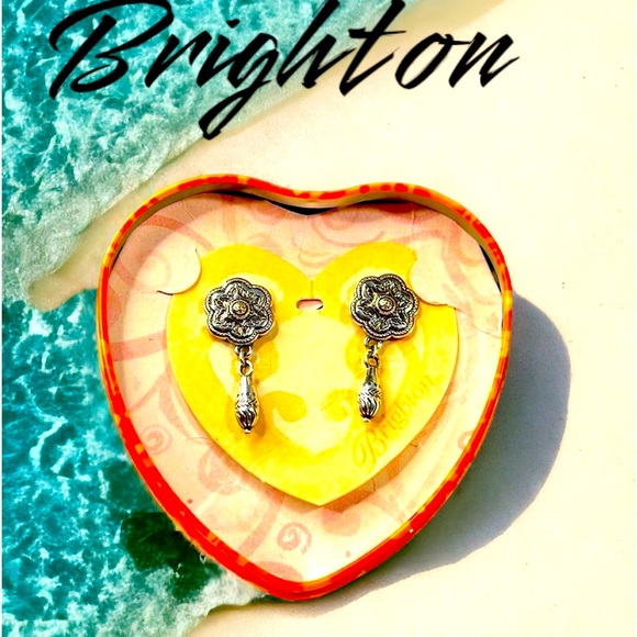 Brighton collectibles earrings Drop dangles brand new in tin - Picture 3 of 5